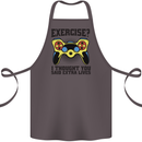 Gaming I Thought Said Extra Lives Gamer Cotton Apron 100% Organic Dark Grey
