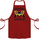 Gaming I Thought Said Extra Lives Gamer Cotton Apron 100% Organic Maroon