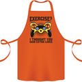 Gaming I Thought Said Extra Lives Gamer Cotton Apron 100% Organic Orange