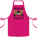 Gaming I Thought Said Extra Lives Gamer Cotton Apron 100% Organic Pink
