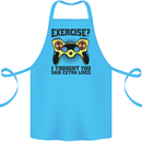 Gaming I Thought Said Extra Lives Gamer Cotton Apron 100% Organic Turquoise