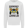 Gaming I Thought Said Extra Lives Gamer Kids Sweatshirt Jumper White
