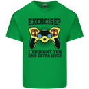 Gaming I Thought Said Extra Lives Gamer Kids T-Shirt Childrens Irish Green