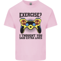 Gaming I Thought Said Extra Lives Gamer Kids T-Shirt Childrens Light Pink