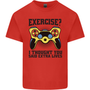 Gaming I Thought Said Extra Lives Gamer Kids T-Shirt Childrens Red