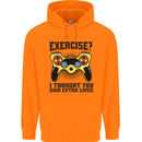 Gaming I Thought Said Extra Lives Gamer Mens 80% Cotton Hoodie Orange