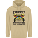 Gaming I Thought Said Extra Lives Gamer Mens 80% Cotton Hoodie Sand