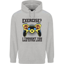 Gaming I Thought Said Extra Lives Gamer Mens 80% Cotton Hoodie Sports Grey