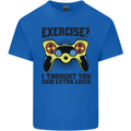 Gaming I Thought Said Extra Lives Gamer Mens Cotton T-Shirt Tee Top Royal Blue