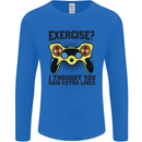 Gaming I Thought Said Extra Lives Gamer Mens Long Sleeve T-Shirt Royal Blue