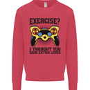 Gaming I Thought Said Extra Lives Gamer Mens Sweatshirt Jumper Heliconia
