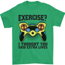 Gaming I Thought Said Extra Lives Gamer Mens T-Shirt 100% Cotton Irish Green