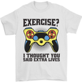 Gaming I Thought Said Extra Lives Gamer Mens T-Shirt 100% Cotton White