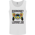 Gaming I Thought Said Extra Lives Gamer Mens Vest Tank Top White