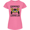 Gaming I Thought Said Extra Lives Gamer Womens Petite Cut T-Shirt Azalea