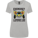 Gaming I Thought Said Extra Lives Gamer Womens Wider Cut T-Shirt Sports Grey