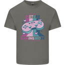 Gaming Mode Activated Video Games Gamer Mens Cotton T-Shirt Tee Top Charcoal