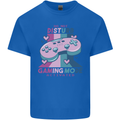 Gaming Mode Activated Video Games Gamer Mens Cotton T-Shirt Tee Top Royal Blue