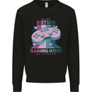 Gaming Mode Activated Video Games Gamer Mens Sweatshirt Jumper Black