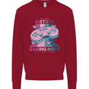 Gaming Mode Activated Video Games Gamer Mens Sweatshirt Jumper Red