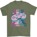 Gaming Mode Activated Video Games Gamer Mens T-Shirt 100% Cotton Military Green