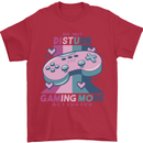 Gaming Mode Activated Video Games Gamer Mens T-Shirt 100% Cotton Red