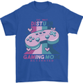 Gaming Mode Activated Video Games Gamer Mens T-Shirt 100% Cotton Royal Blue