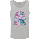 Gaming Mode Activated Video Games Gamer Mens Vest Tank Top Sports Grey