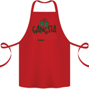 Gangsta Wrapper Funny Christmas Present Cotton Apron 100% Organic Red