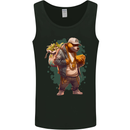 Gangster Bear With Loads of Money Cash Hustle Mens Vest Tank Top Black