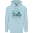 Gardener Funny Gardening Garden Plants Childrens Kids Hoodie Light Blue