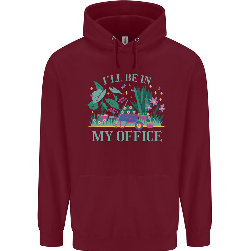 Gardener Funny Gardening Garden Plants Childrens Kids Hoodie Maroon