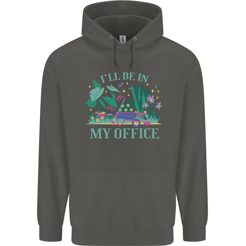 Gardener Funny Gardening Garden Plants Childrens Kids Hoodie Storm Grey