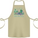 Gardener Funny Gardening Garden Plants Cotton Apron 100% Organic Khaki