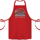 Gardener Funny Gardening Garden Plants Cotton Apron 100% Organic Red