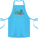 Gardener Funny Gardening Garden Plants Cotton Apron 100% Organic Turquoise