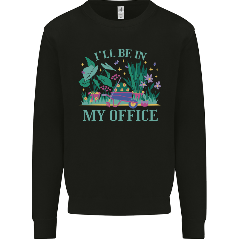 Gardener Funny Gardening Garden Plants Kids Sweatshirt Jumper Black