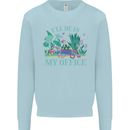 Gardener Funny Gardening Garden Plants Kids Sweatshirt Jumper Light Blue