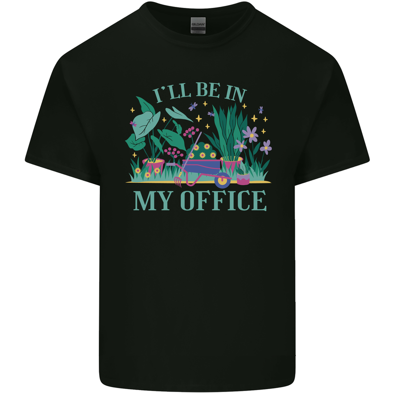 Gardener Funny Gardening Garden Plants Kids T-Shirt Childrens Black