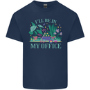 Gardener Funny Gardening Garden Plants Kids T-Shirt Childrens Navy Blue