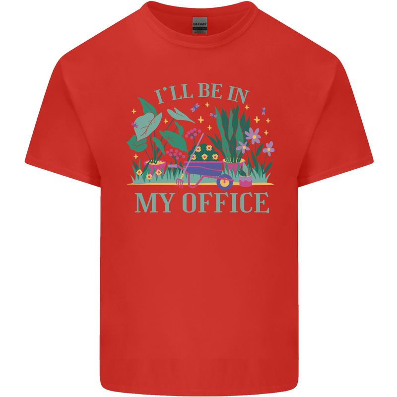 Gardener Funny Gardening Garden Plants Kids T-Shirt Childrens Red