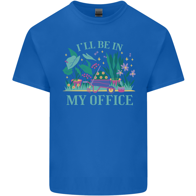 Gardener Funny Gardening Garden Plants Kids T-Shirt Childrens Royal Blue