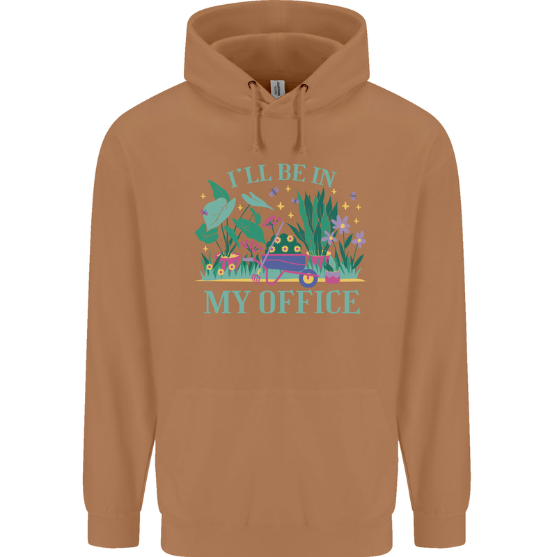 Gardener Funny Gardening Garden Plants Mens 80% Cotton Hoodie Caramel Latte