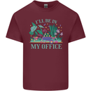Gardener Funny Gardening Garden Plants Mens Cotton T-Shirt Tee Top Maroon