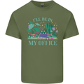 Gardener Funny Gardening Garden Plants Mens Cotton T-Shirt Tee Top Military Green