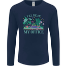 Gardener Funny Gardening Garden Plants Mens Long Sleeve T-Shirt Navy Blue