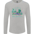 Gardener Funny Gardening Garden Plants Mens Long Sleeve T-Shirt Sports Grey