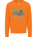 Gardener Funny Gardening Garden Plants Mens Sweatshirt Jumper Orange