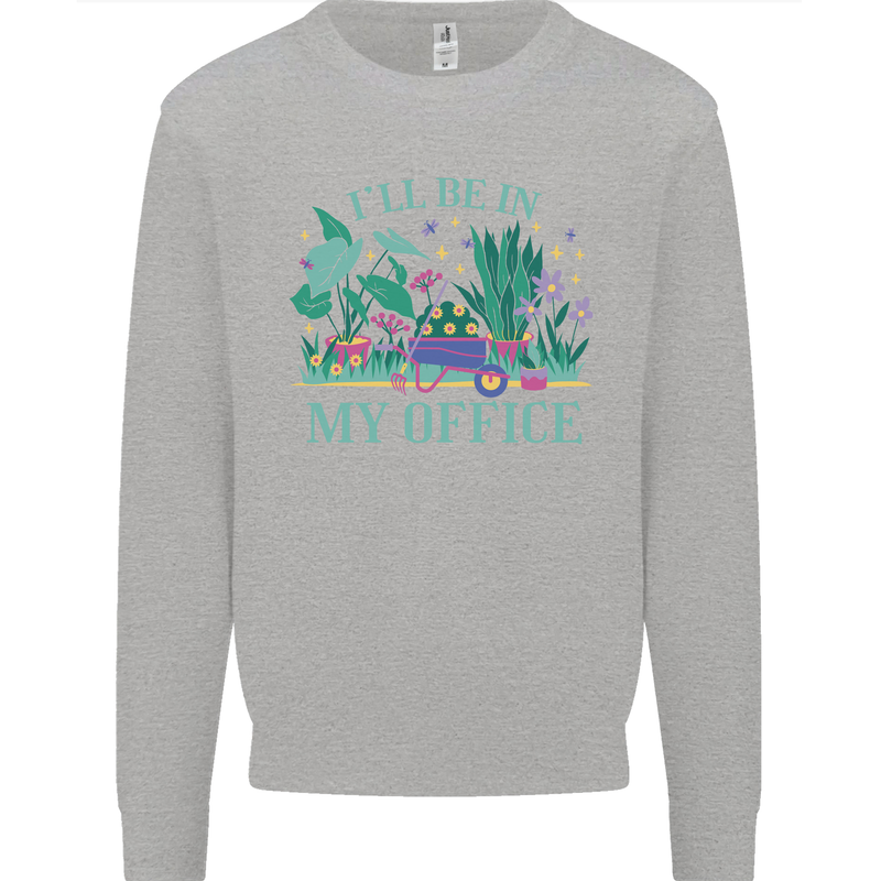 Gardener Funny Gardening Garden Plants Mens Sweatshirt Jumper Sports Grey