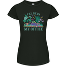 Gardener Funny Gardening Garden Plants Womens Petite Cut T-Shirt Black